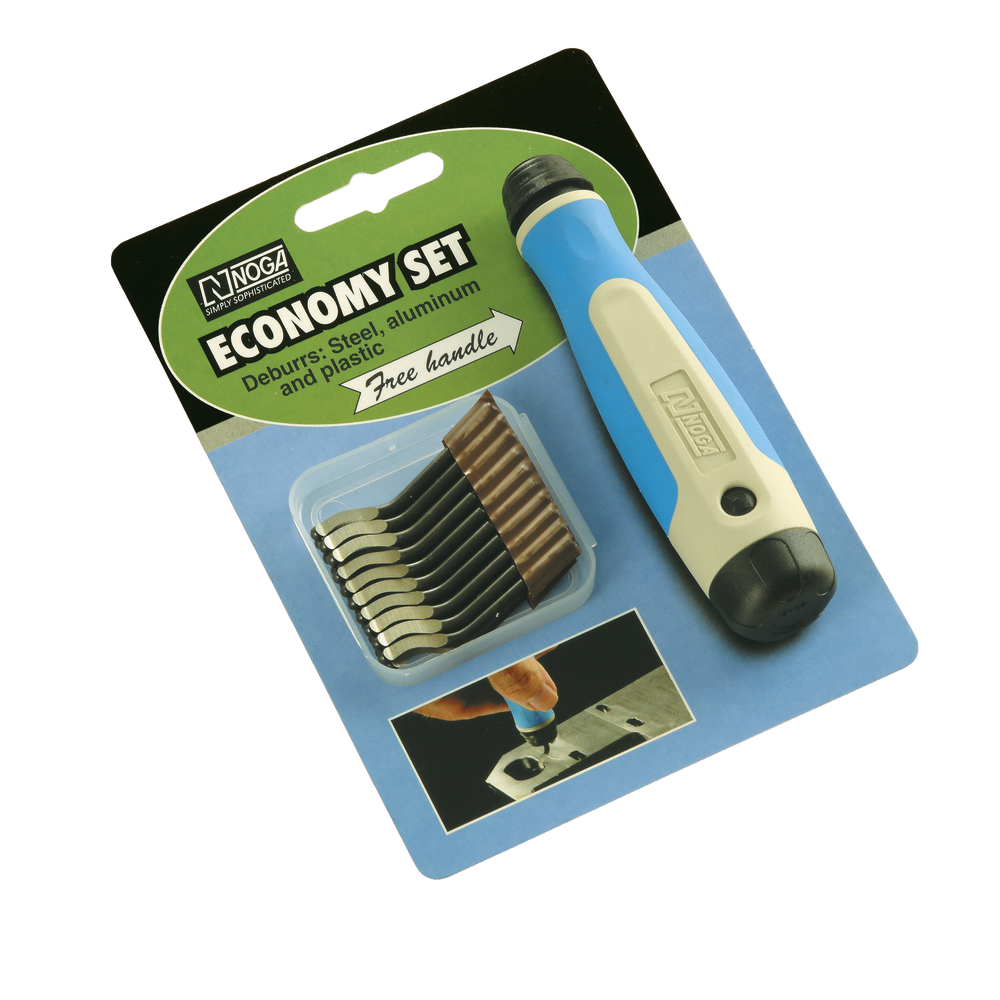 Hand-held deburring tool set NG8200 (handle NG-1, 20 blades S10)